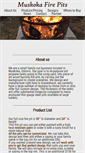 Mobile Screenshot of muskokafirepits.com